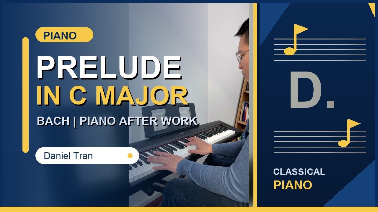 Thumbnail for Daniel Tran playing Bach Prelude in C Major on piano